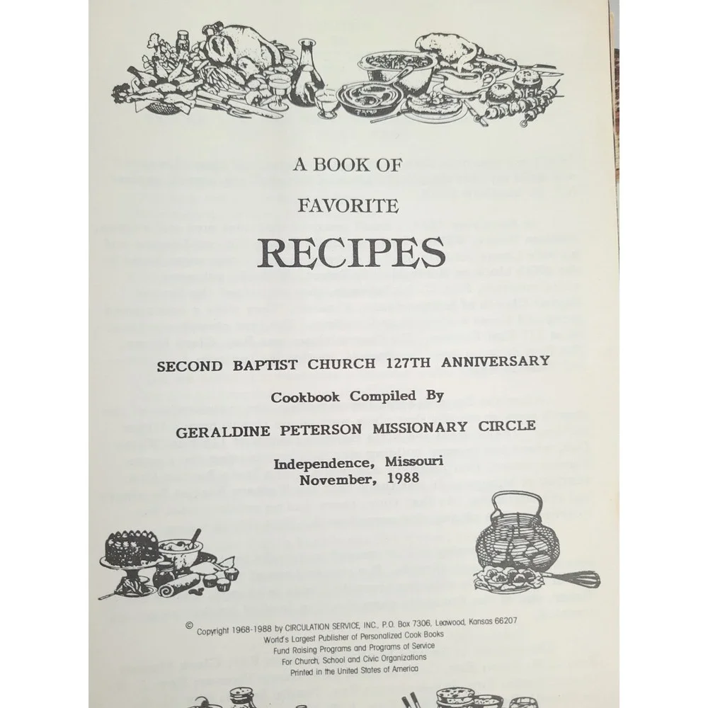 Vintage‎ Favorite Recipes From Our Best Cooks Cookbook Lot of 4 1970s-80s